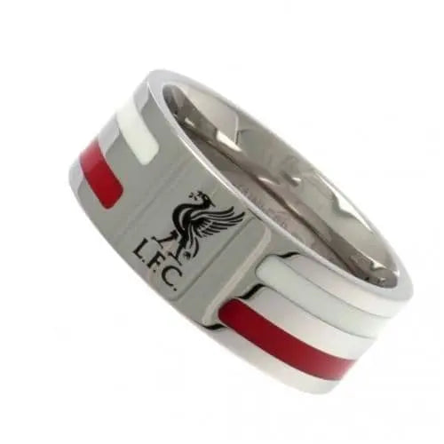 Liverpool FC Ring with Colour Stripe