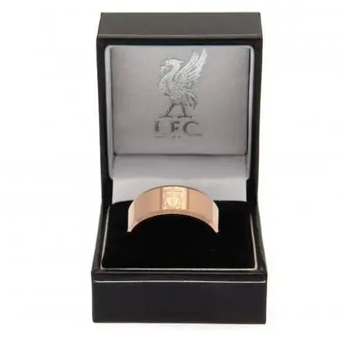 Liverpool FC Rose Gold Plated Ring Boxed