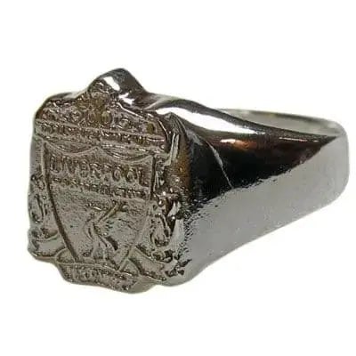 Liverpool FC Silver Plated Crest Ring