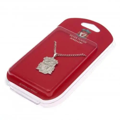 Liverpool FC Silver Plated Pendant & Chain XL Packaged