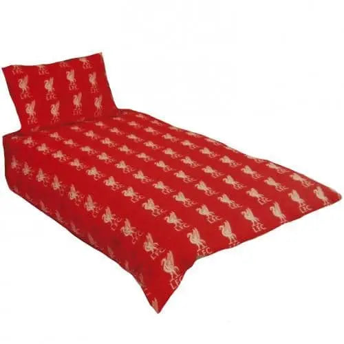 Liverpool FC Pulse Single Duvet Set Reverse Side