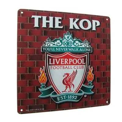 Liverpool FC The Kop Metal Sign
