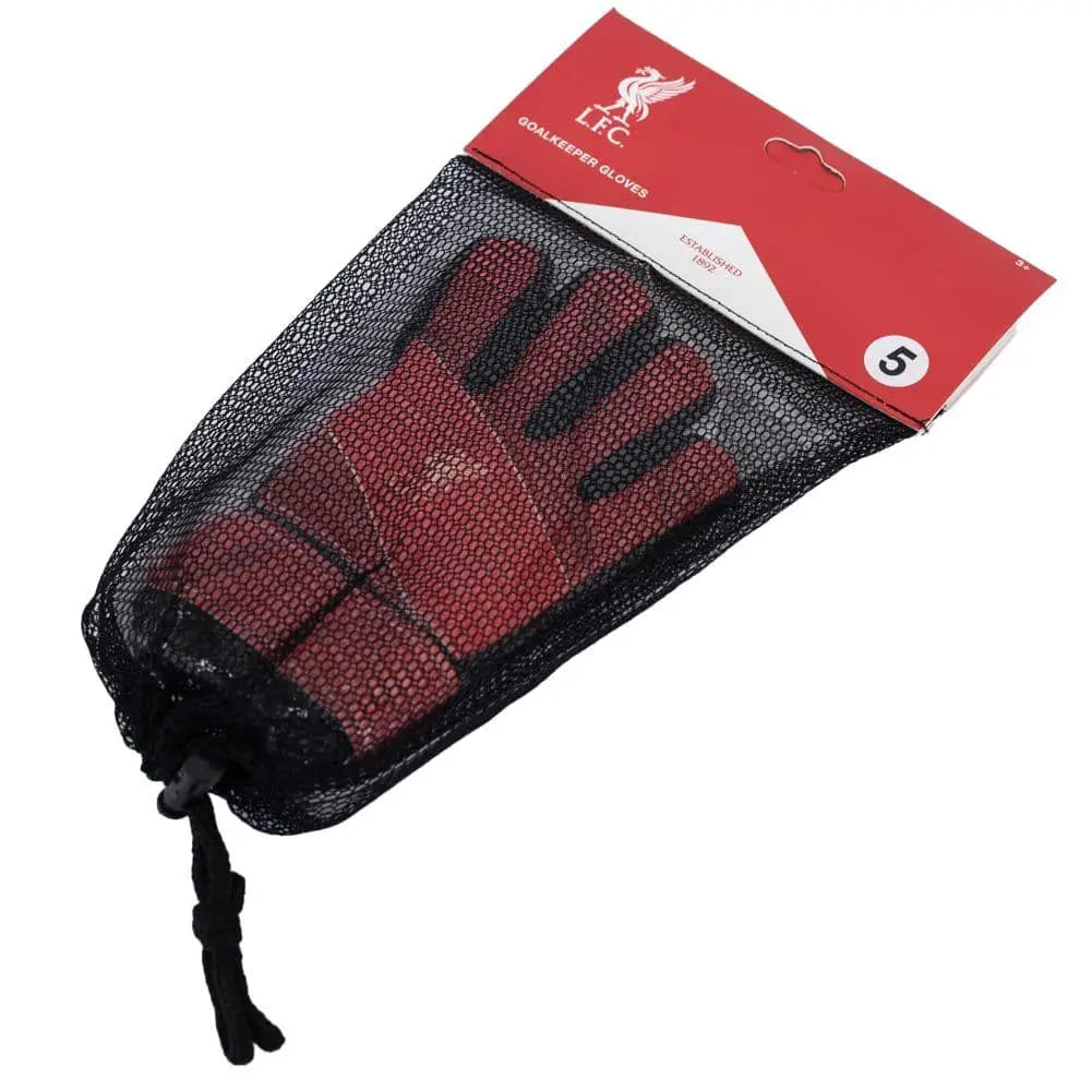 Liverpool FC Fuse Youths Goalkeeper Gloves Packaged
