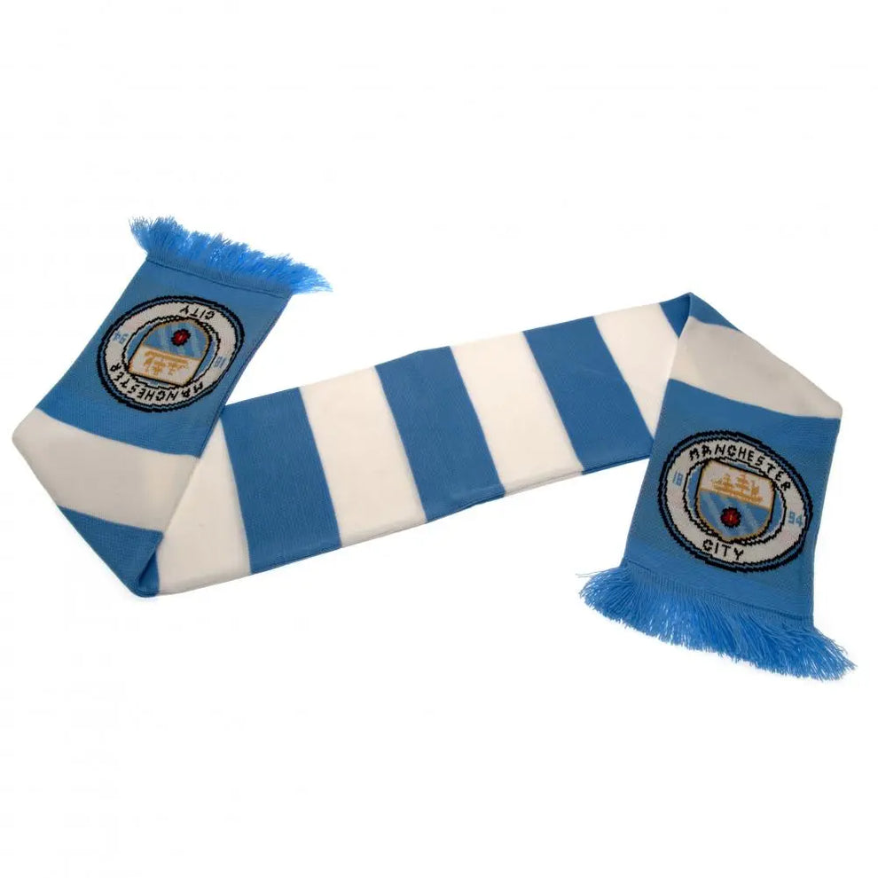 Manchester City FC Scarf. 2017/18 Season. Blue