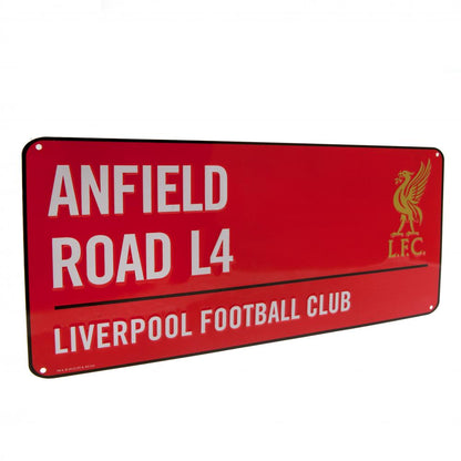 Liverpool FC Colour Anfield Road Street Sign