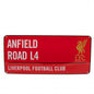 Liverpool FC Colour Anfield Road Street Sign