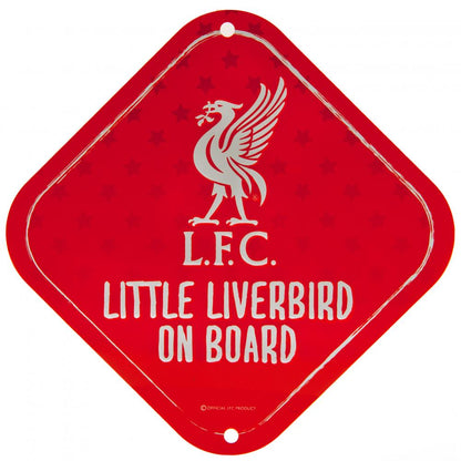 Liverpool FC Baby on Board Sign