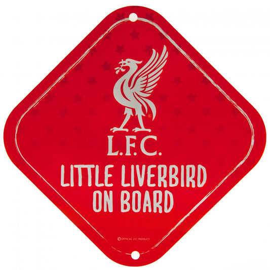 Liverpool FC Baby on Board Sign