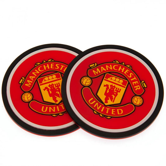 Manchester United 2 Pack Coaster Set