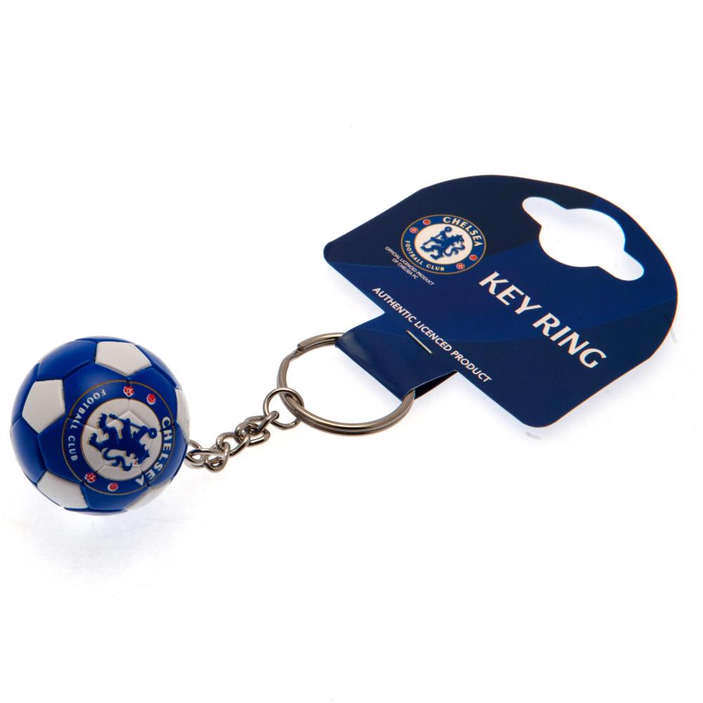 Chelsea FC Football Keyring on header card