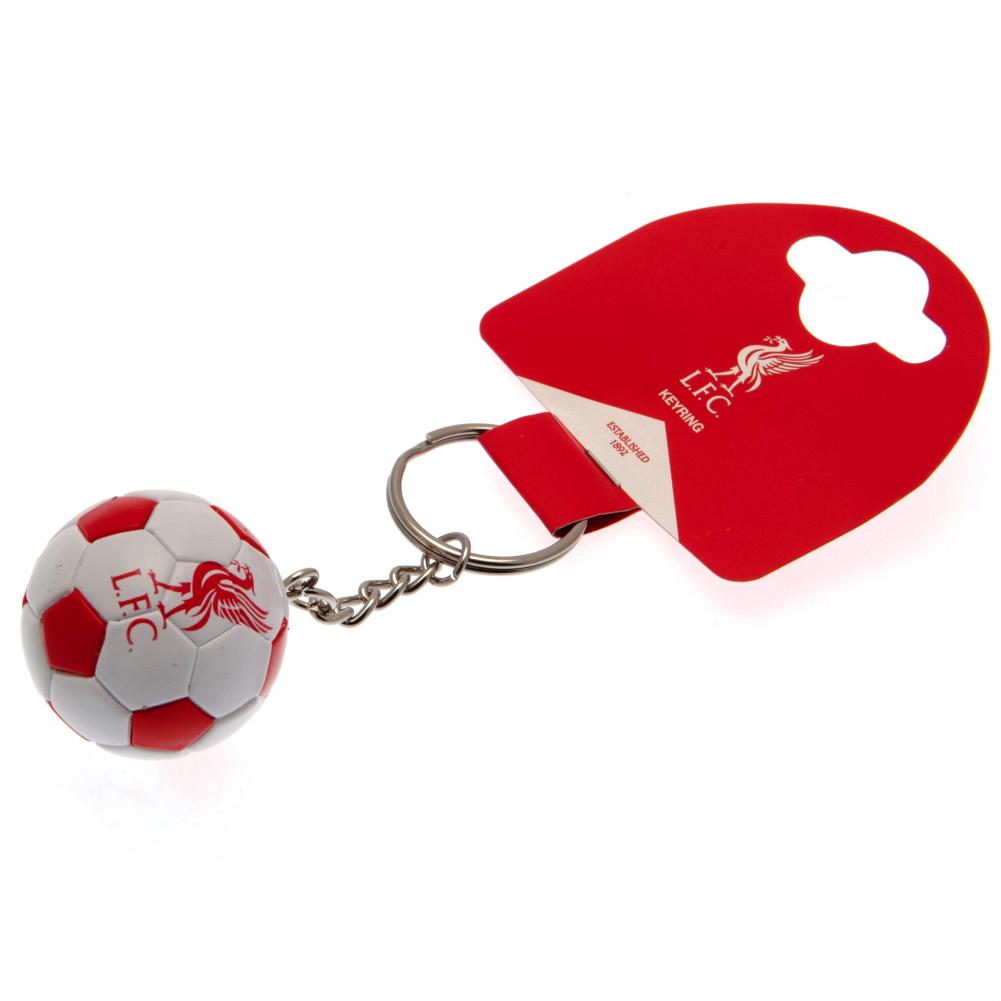 Liverpool FC Football Keyring on header card