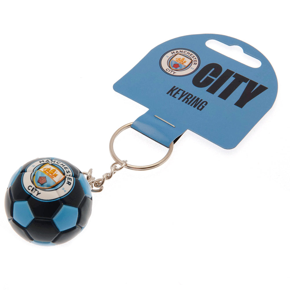 Manchester City Football Keyring on header card