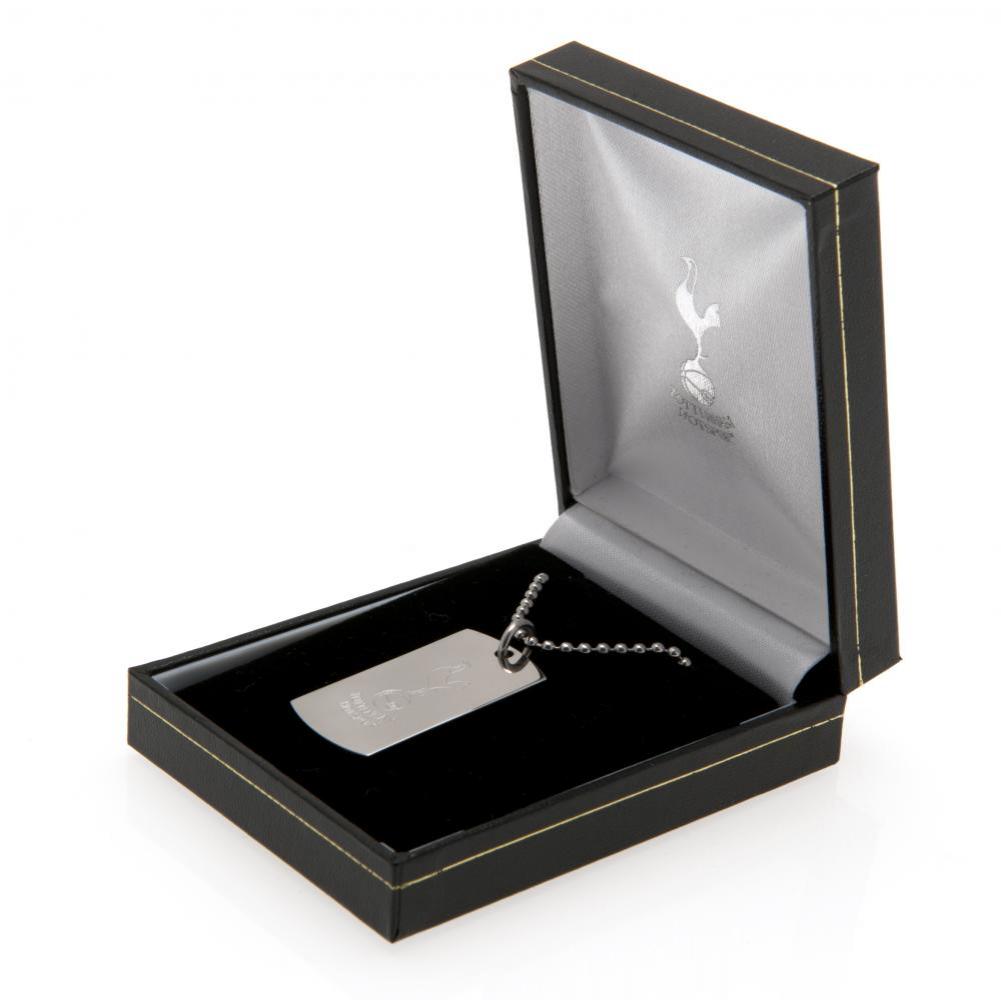 Tottenham Hotspur Dog Tag & Chain with Engraved Crest