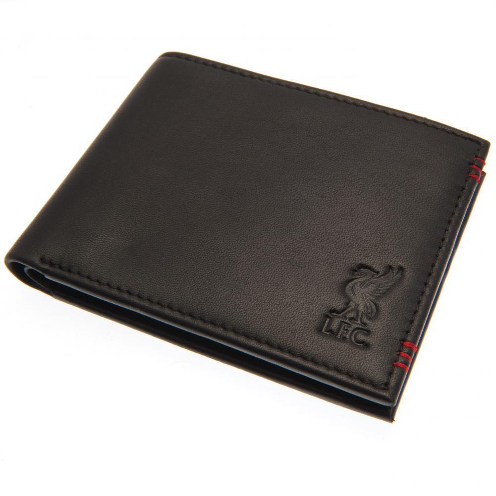 Liverpool FC black wallet with a logo 
