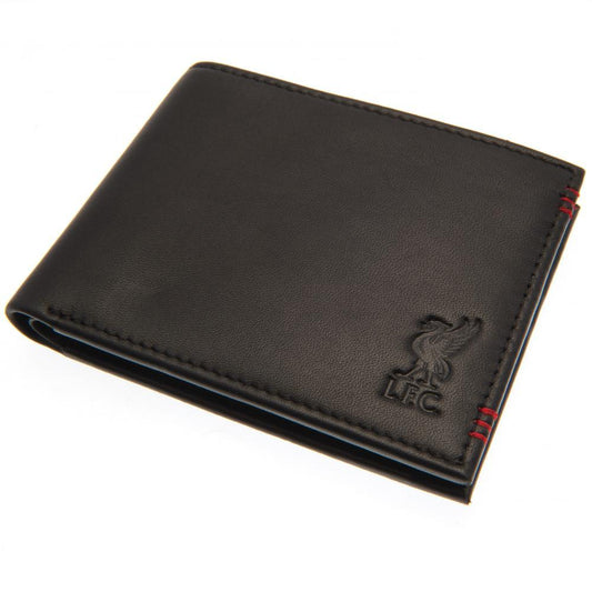 Liverpool FC black wallet with a logo 