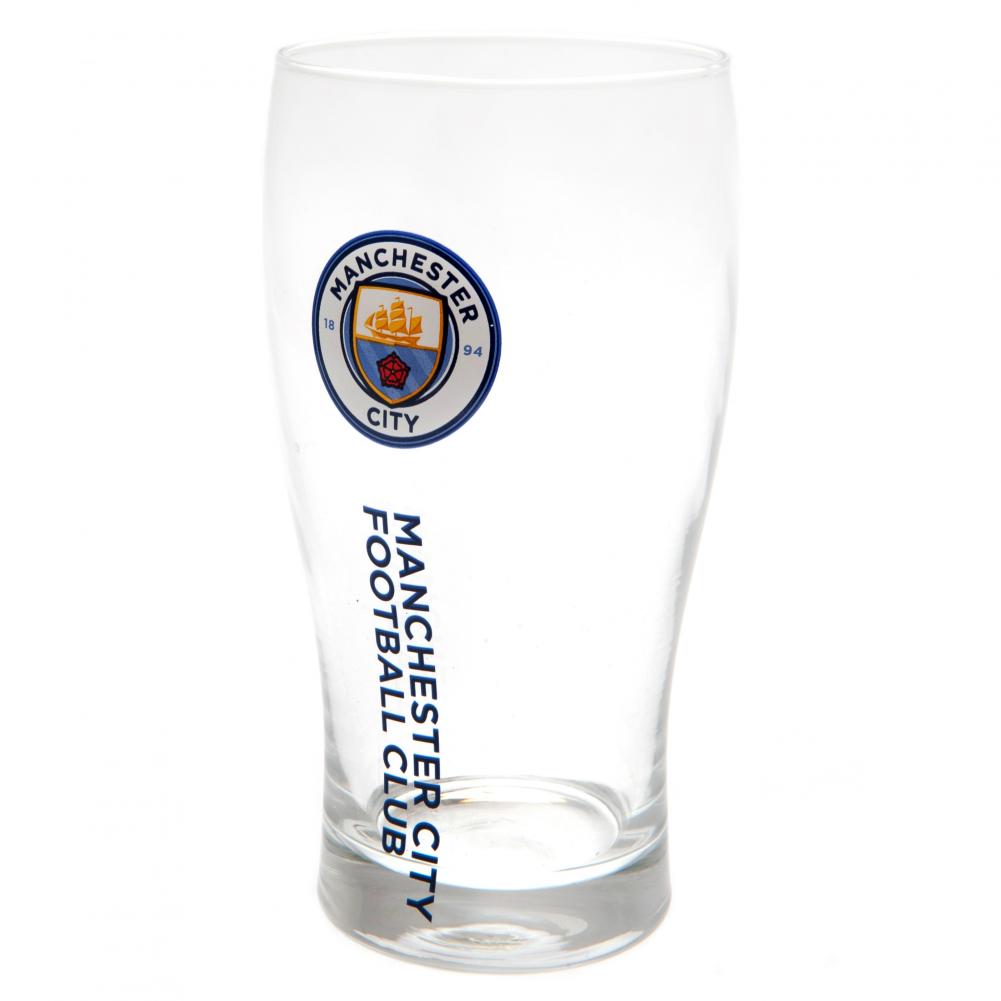 Manchester City Tulip Pint Glass