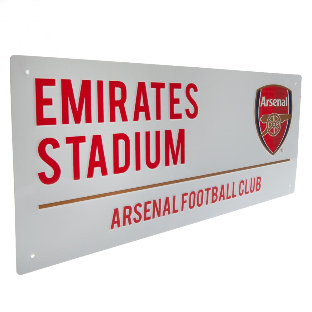 Arsenal Colour Crest Street Sign