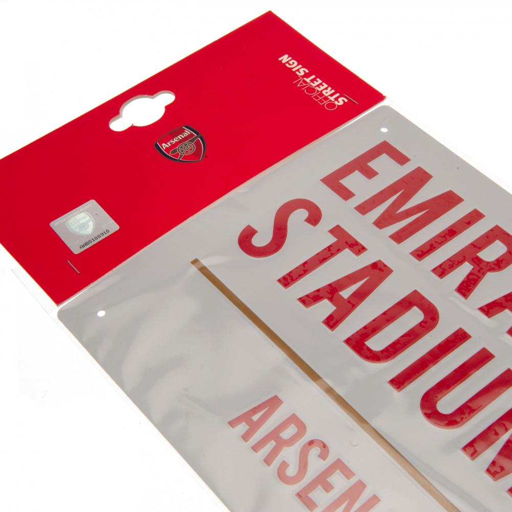Arsenal Colour Crest Street Sign