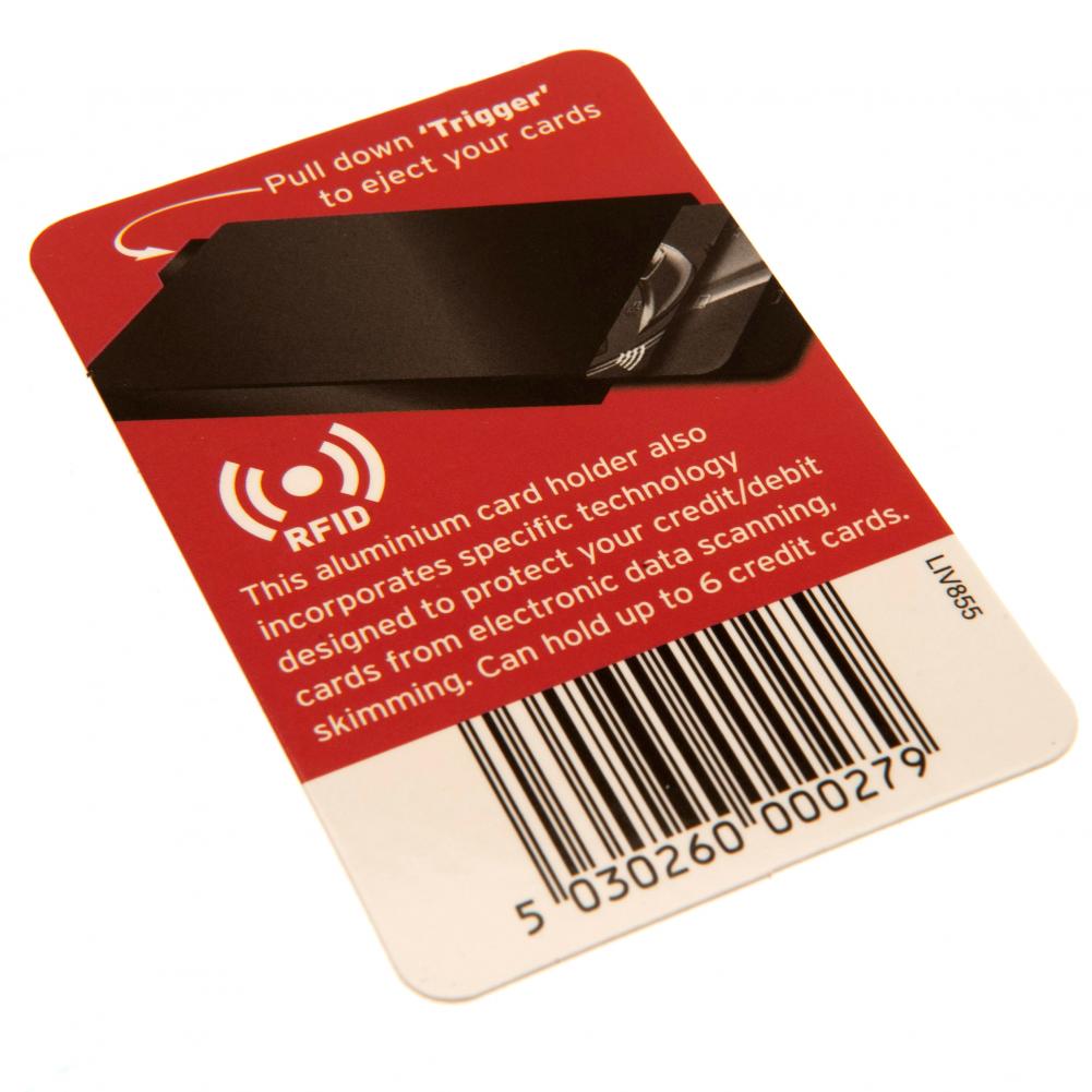 Liverpool FC Anti-Fraud Aluminium Card Case