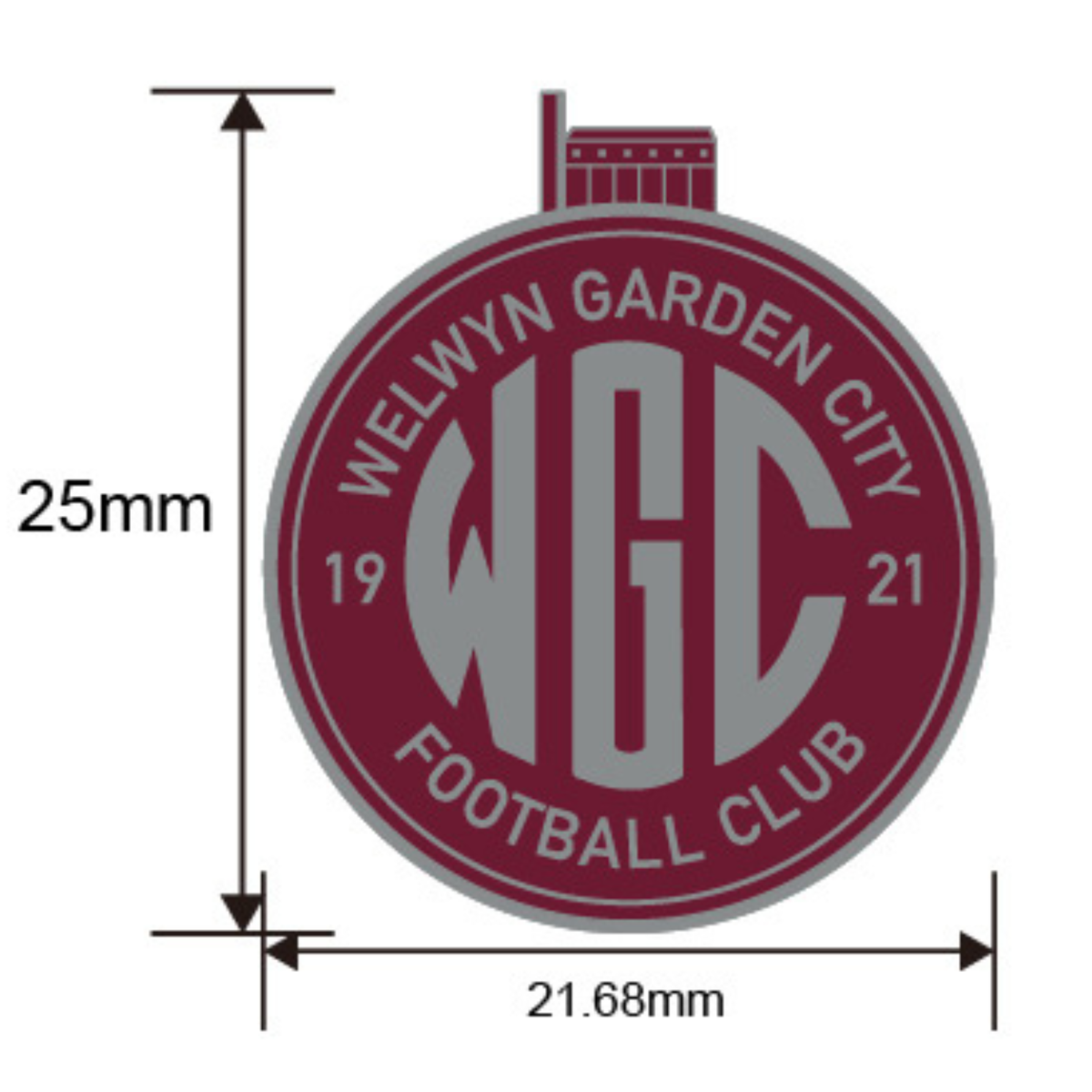 Welwyn Garden City FC Pin Badge