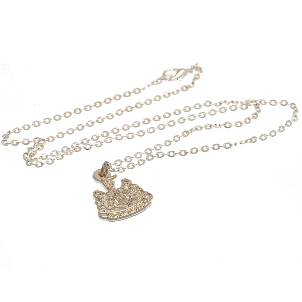 Newcastle United Silver Plated Pendant & Chain