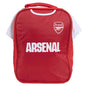 Red backpack with Arsenal logo on a white background