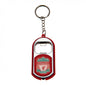 Keychain with bottle opener and Liverpool FC logo on a white background