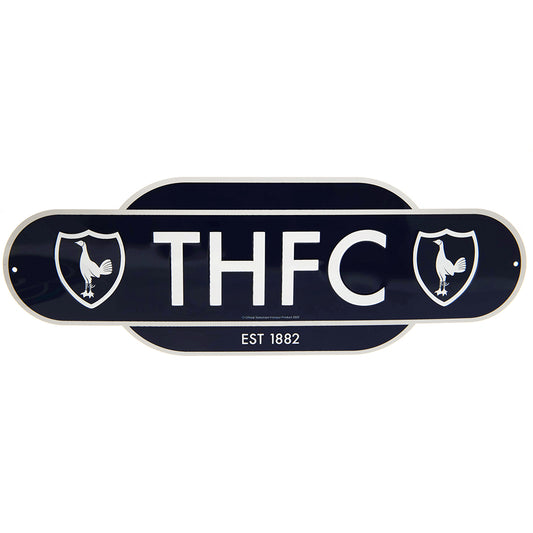 THFC Retro Navy Blue Sign