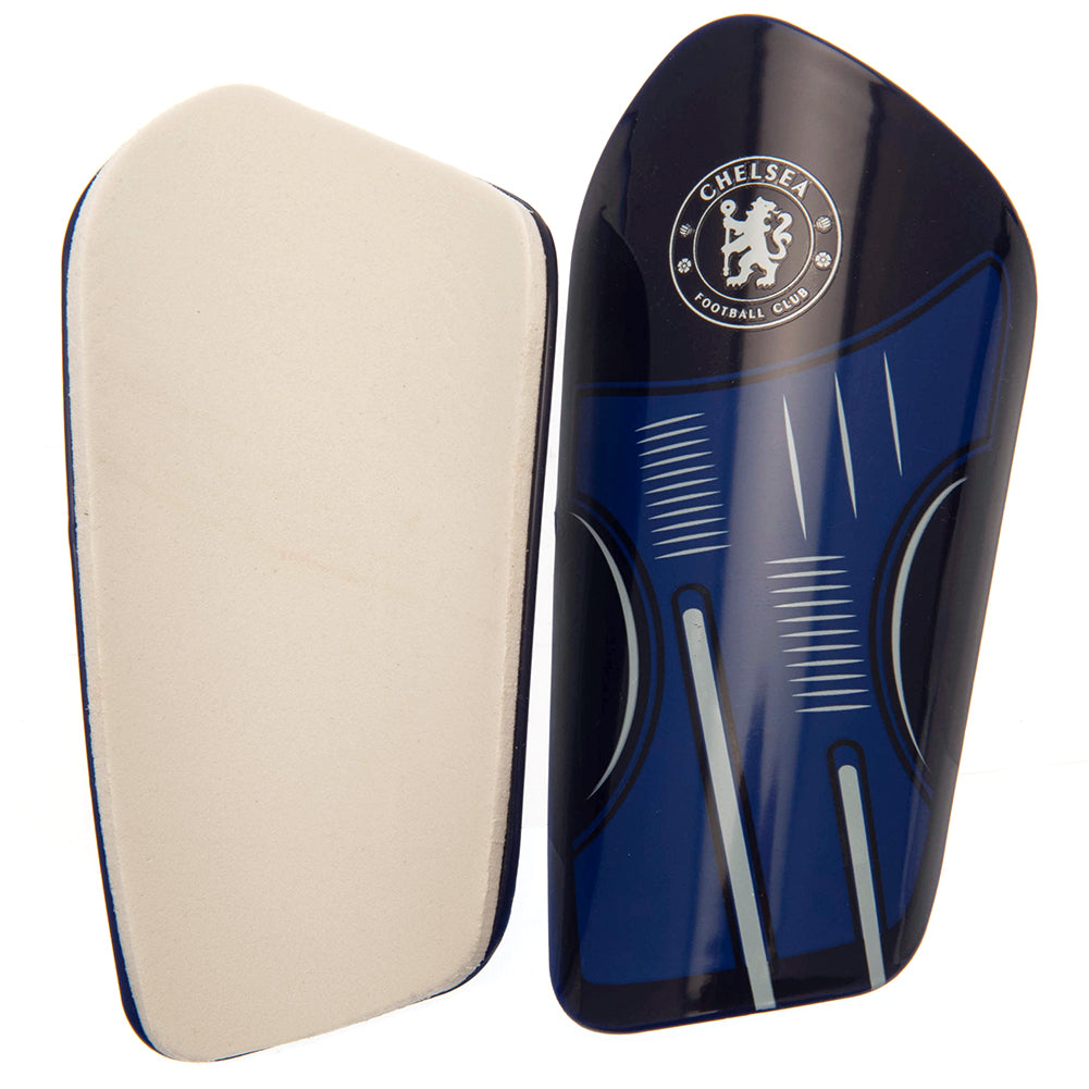 Chelsea FC Kids Delta Shin Pads Inside Outside