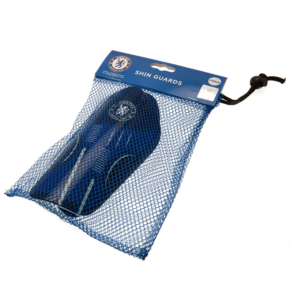 Chelsea FC Kids Delta Shin Pads in Bag