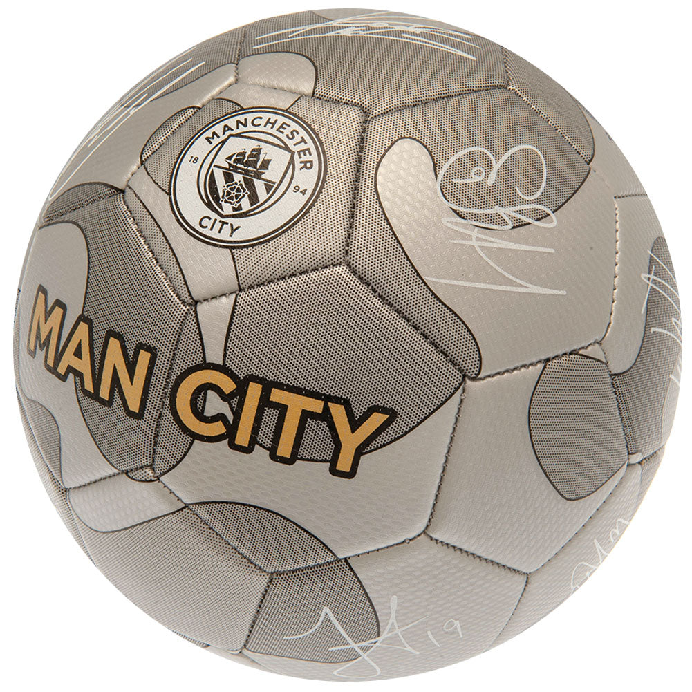 Manchester City Camo Signature Football