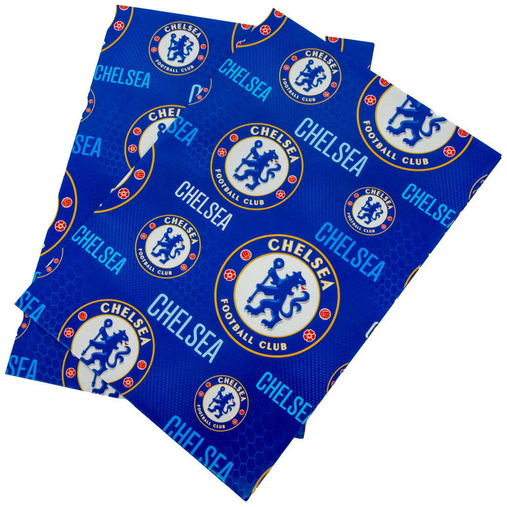 Chelsea FC Gift Wrapping Paper (Text)