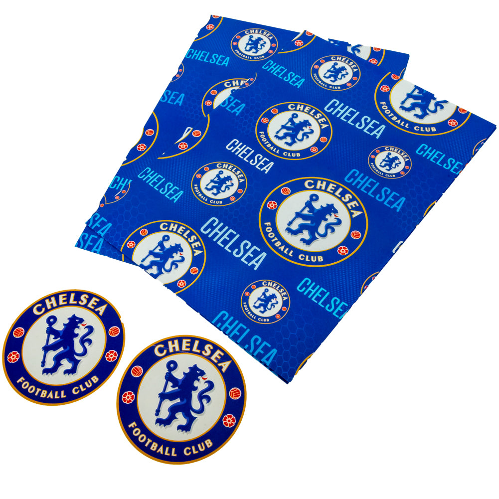 Chelsea FC Gift Wrapping Paper (Text)