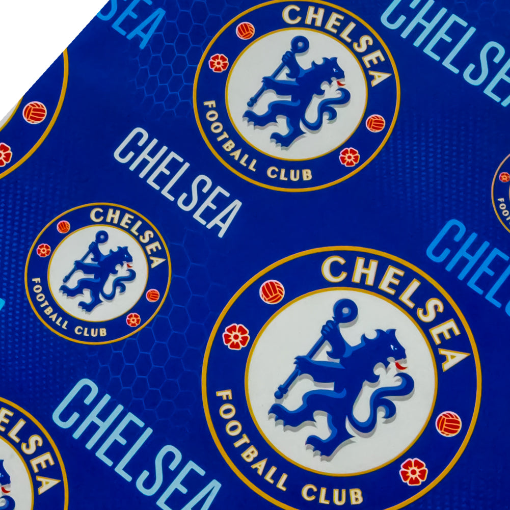 Chelsea FC Gift Wrapping Paper (Text)