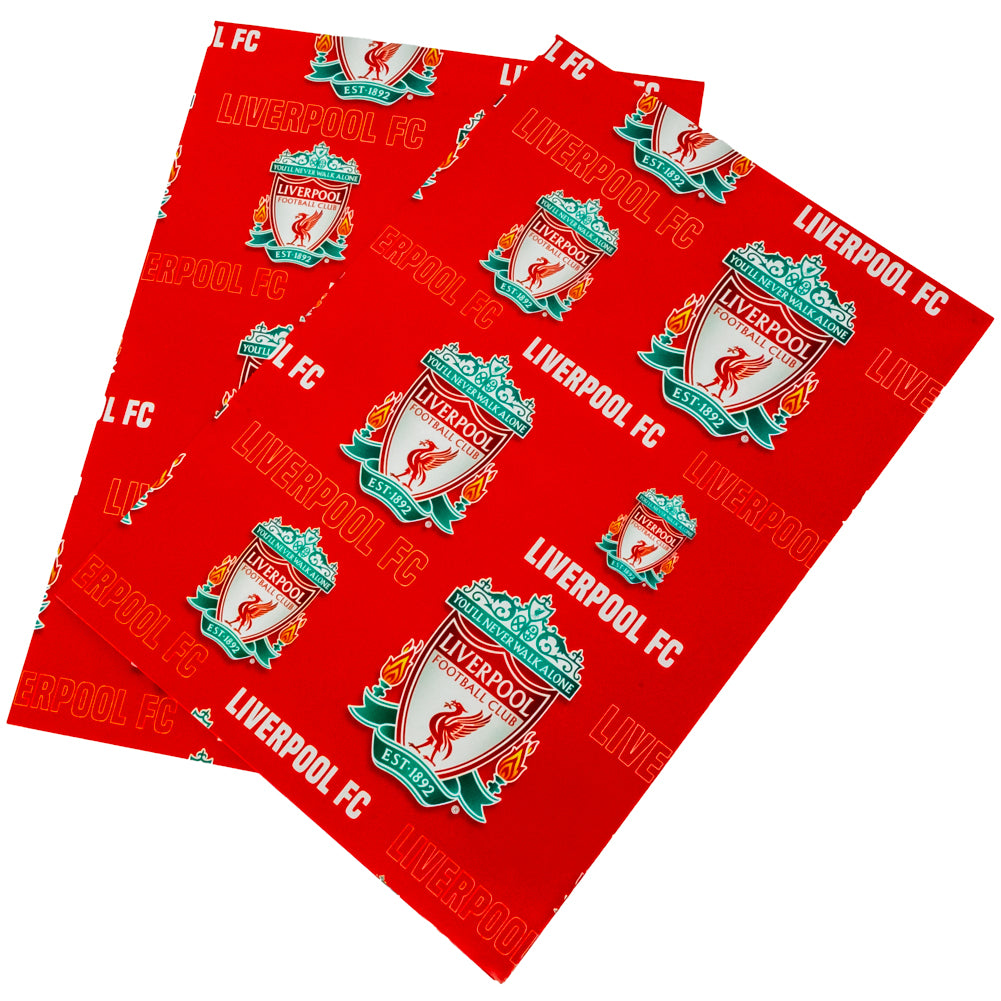 Liverpool FC Gift Wrapping Paper (Text)