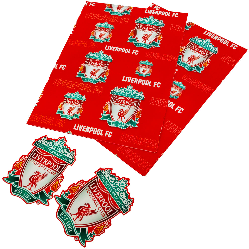 Liverpool FC Gift Wrapping Paper (Text)