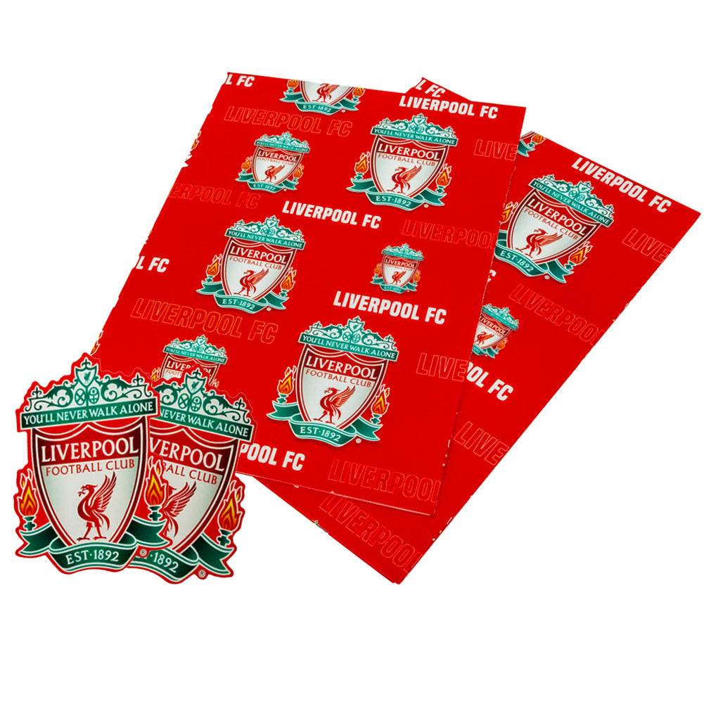 Liverpool FC Gift Wrapping Paper (Text)