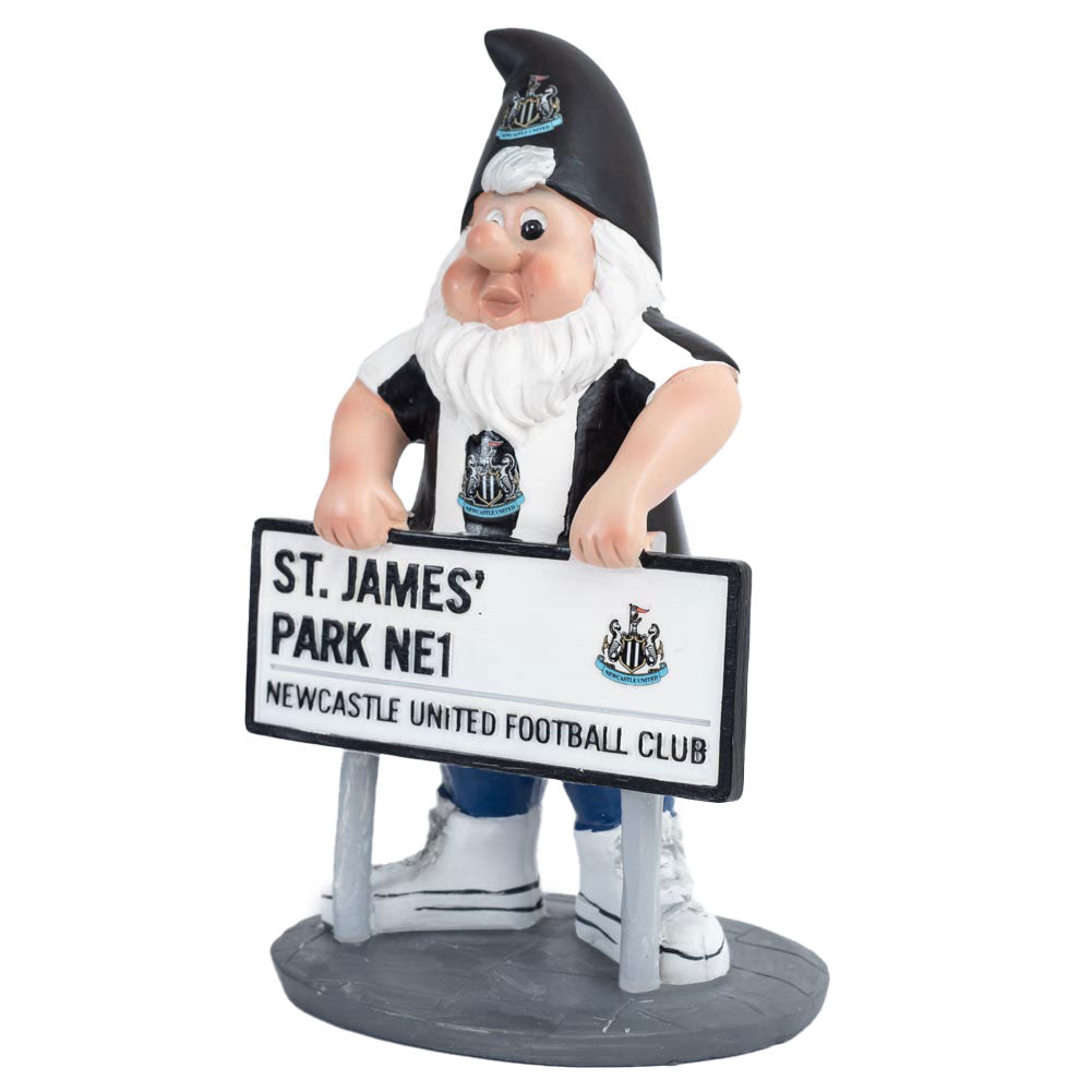Newcastle United Street Sign Gnome