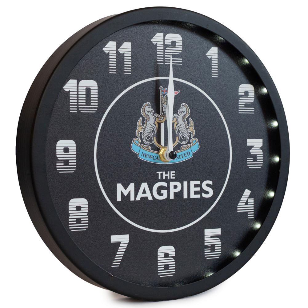 Newcastle United LED Magpies Wall Clock