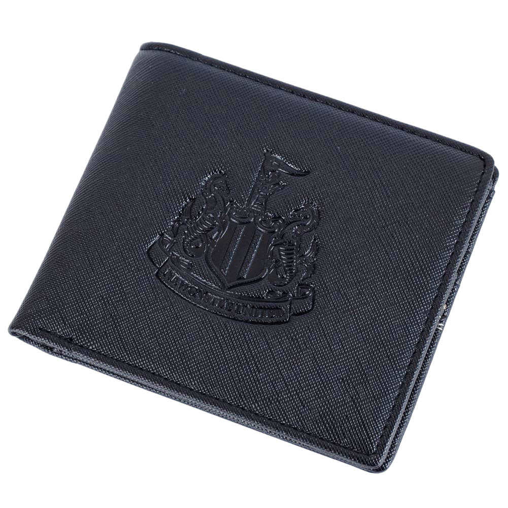 Black Newcastle United wallet with the club logo
