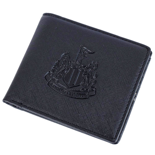 Black Newcastle United wallet with the club logo