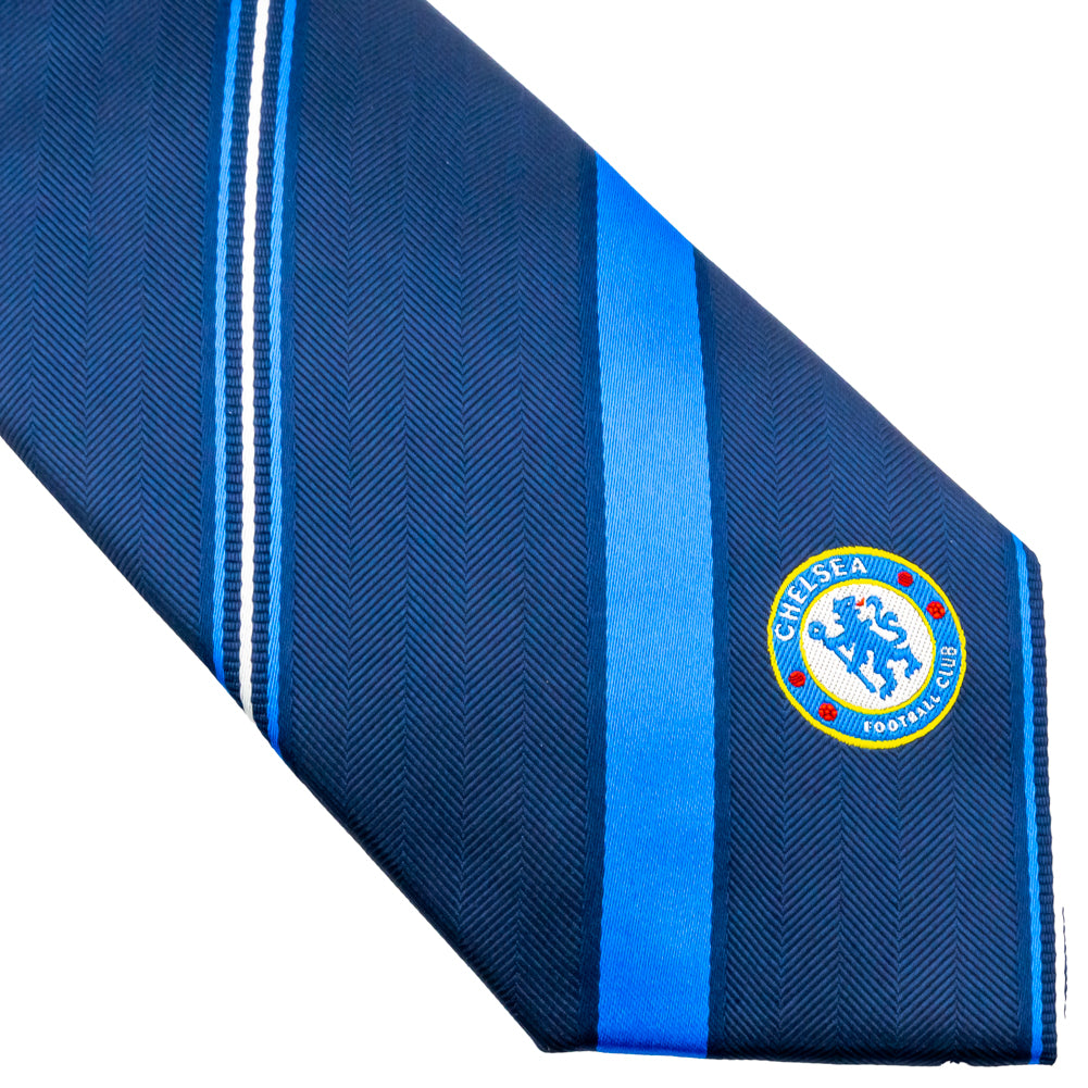Chelsea FC Stripe Tie Close