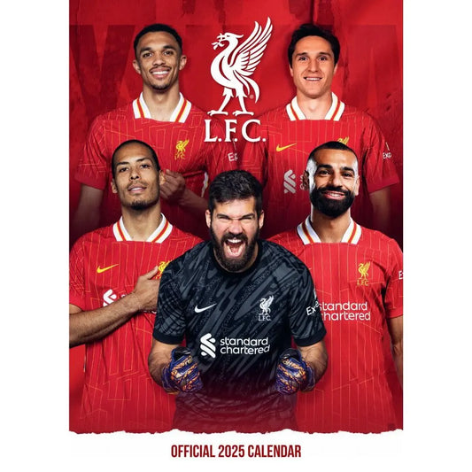 Liverpool FC 2025 A3 Calendar