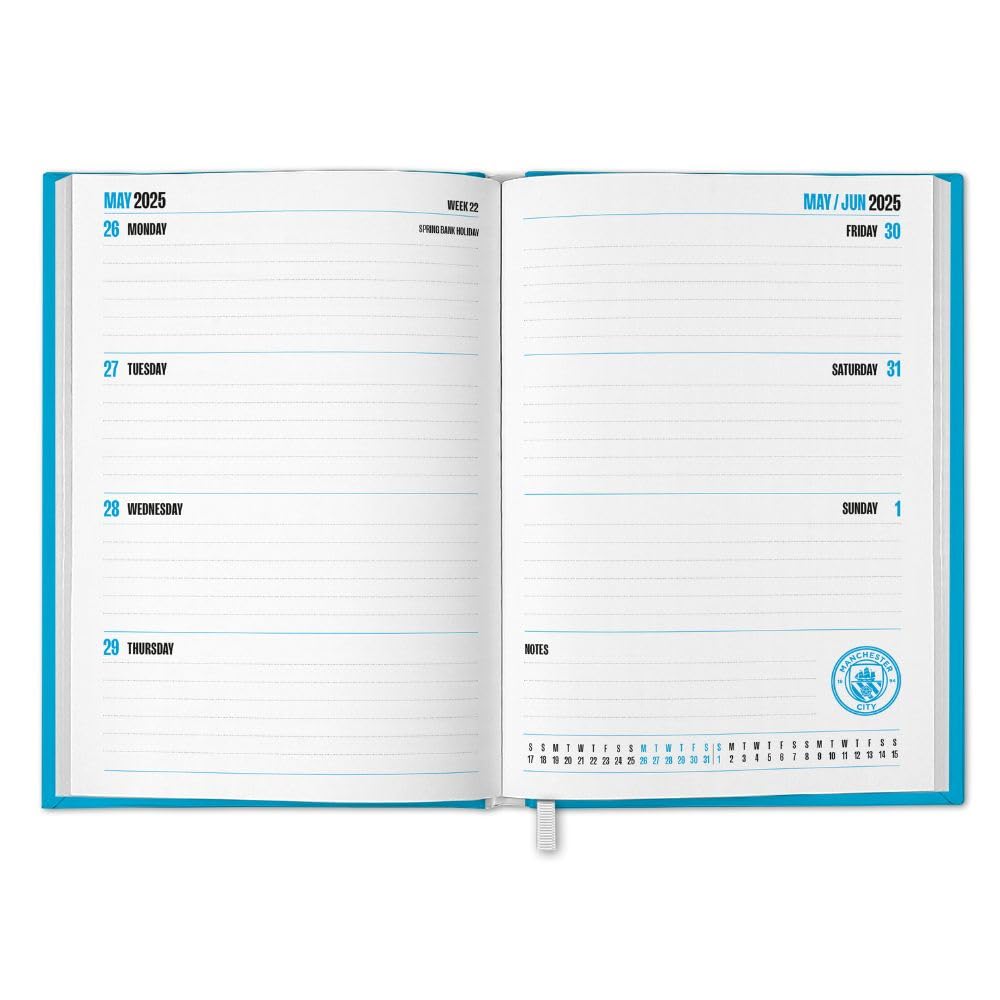 Manchester City 2025 A5 Diary