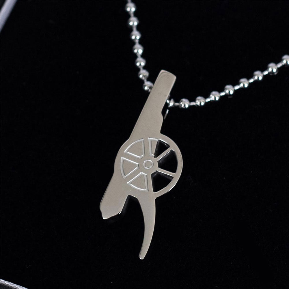 Arsenal Stainless Steel Cannon Pendant & Chain