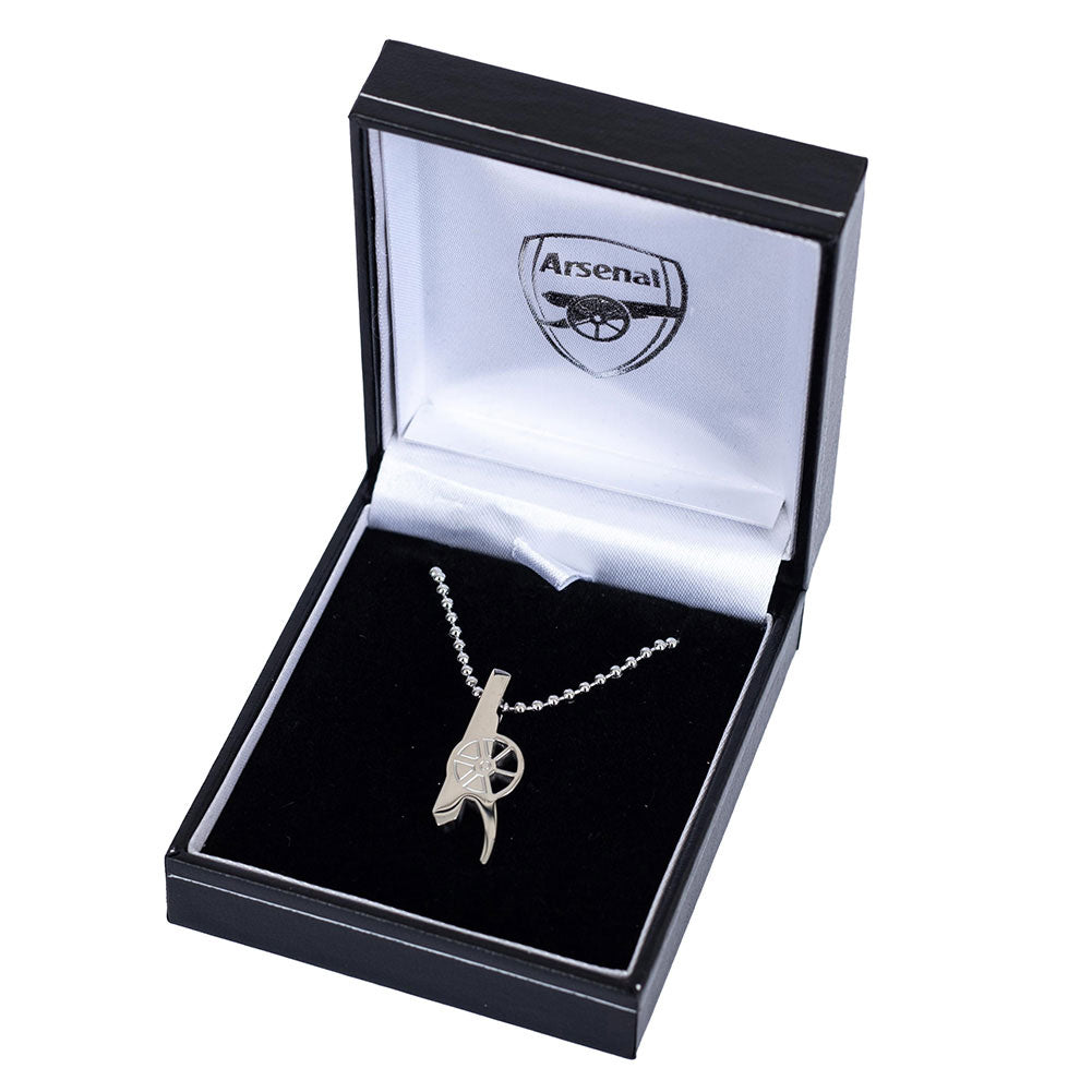 Arsenal Stainless Steel Cannon Pendant & Chain