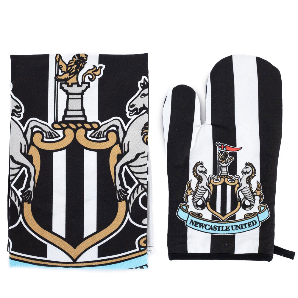 Newcastle United Apron & Oven Glove Set