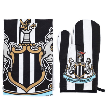 Newcastle United Apron & Oven Glove Set