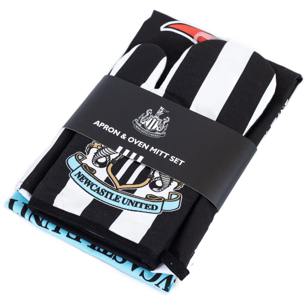 Newcastle United Apron & Oven Glove Set
