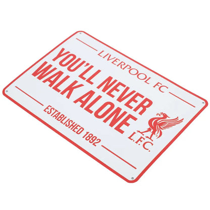Liverpool FC Large YNWA Sign Top View